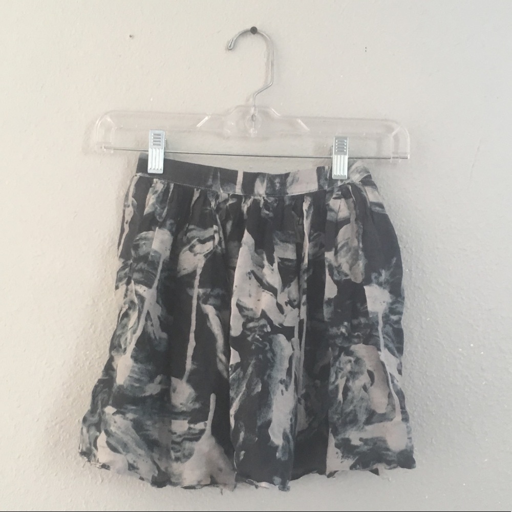 american apparel watercolor skirt